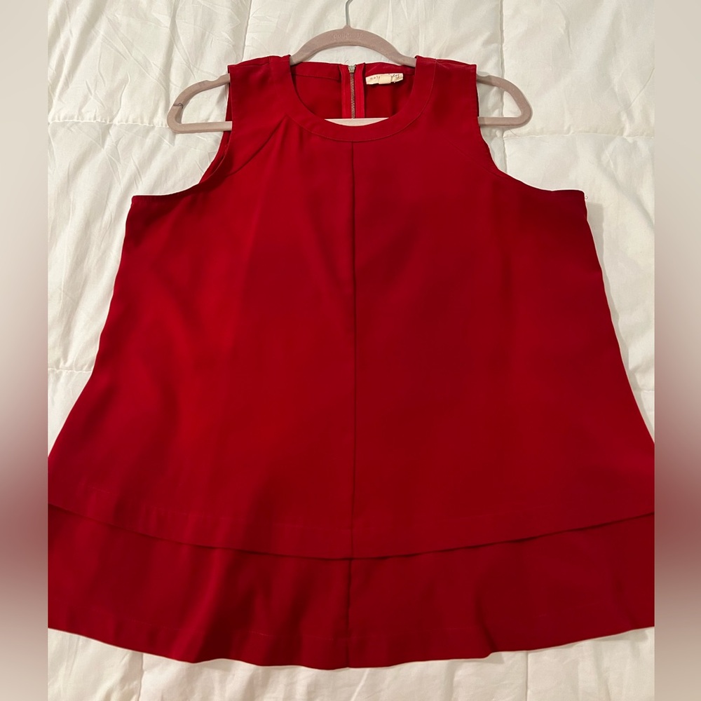 Maison Jules size large sleeveless blouse